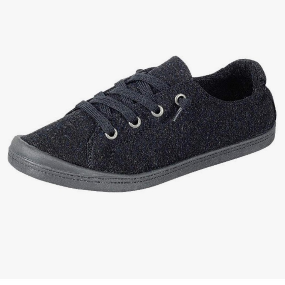 Stylish Black Casual Sneakers